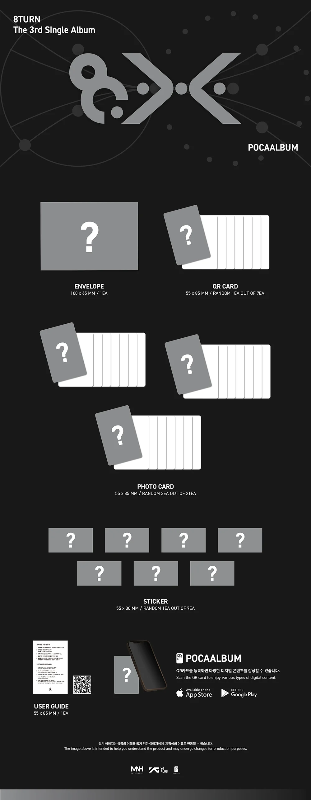 8TURN - THE 3RD SINGLE ALBUM [8.X] (POCAALBUM) - Image 2