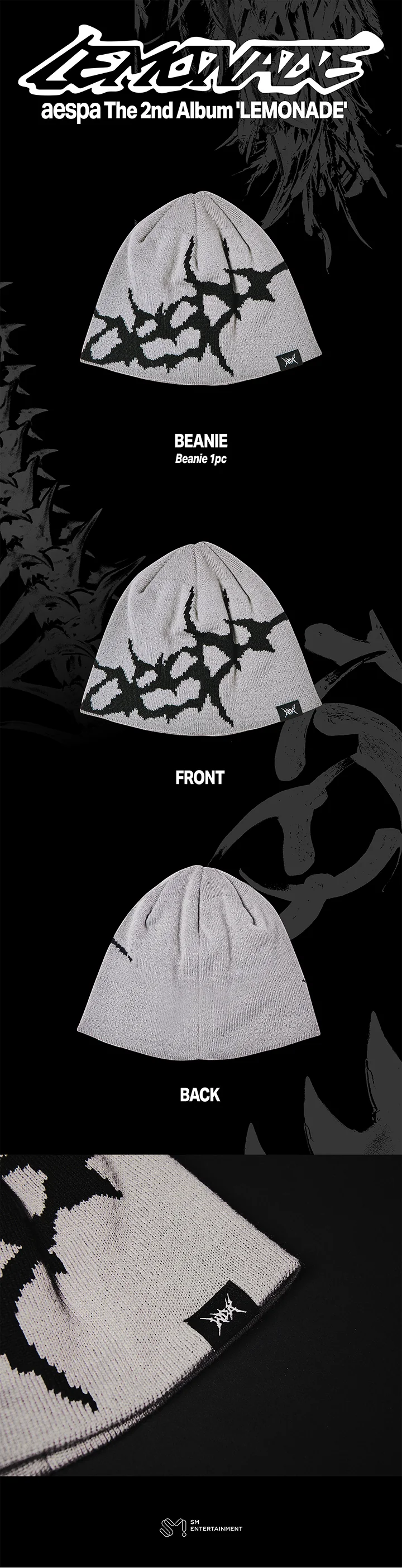 AESPA - BEANIE  [LEMONADE MD] - Image 2