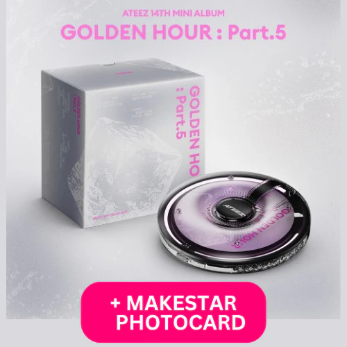 ATEEZ - 14TH MINI ALBUM [GOLDEN HOUR : PART.5] (CDP VER.) - MAKESTAR POB