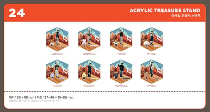 ATEEZ - ANITEEZ IN TREASURE - ACRYLIC TREASURE STAND - Image 2