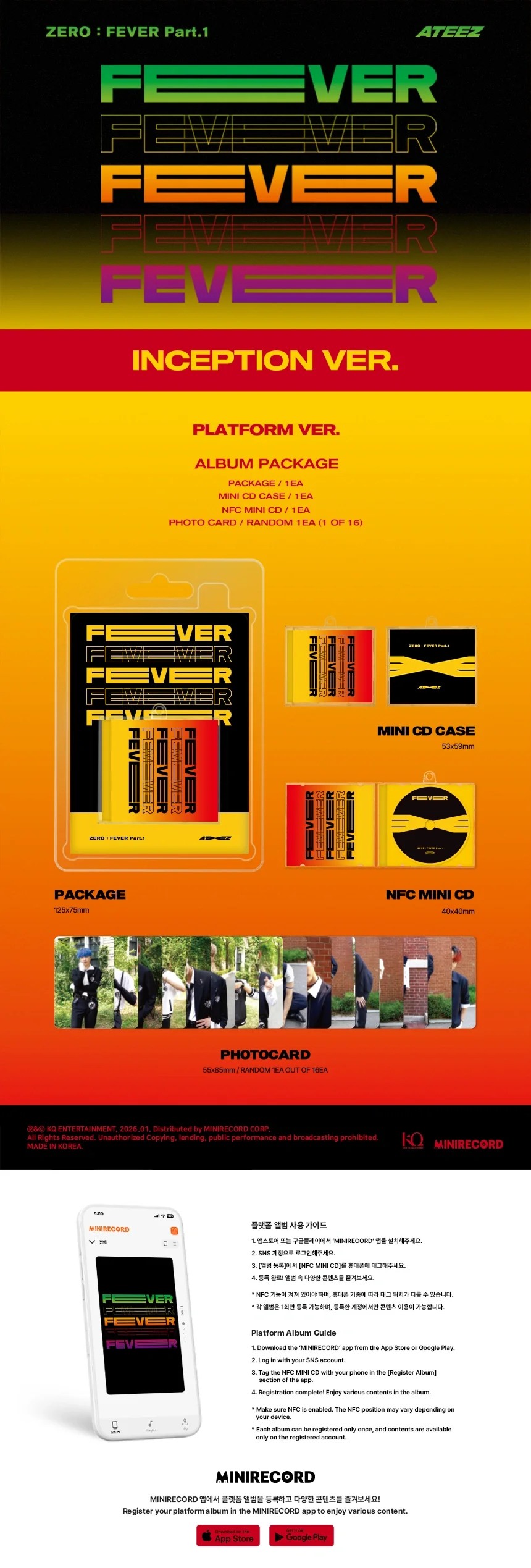 ATEEZ - [ZERO : FEVER Part 1] (REPACKAGE PLATFORM VER.) - Image 5