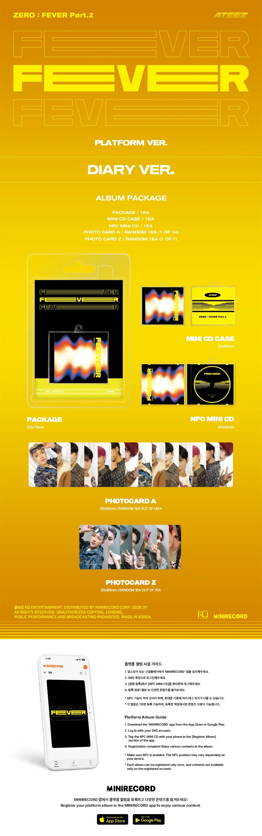 ATEEZ - [ZERO : FEVER Part 2] (REPACKAGE PLATFORM VER.) - Image 6