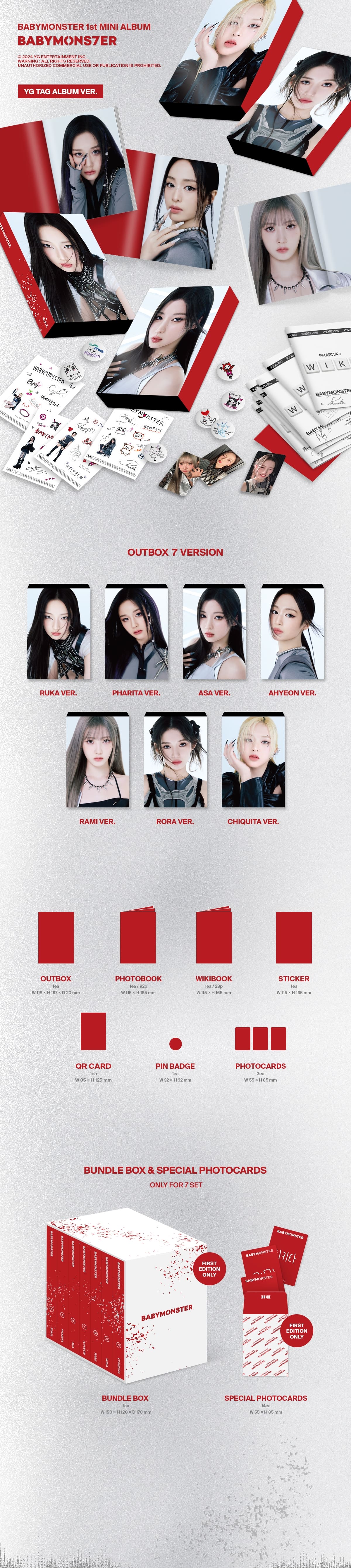 BABYMONSTER - BABYMONS7ER (YG TAG ALBUM VER.) - Image 2