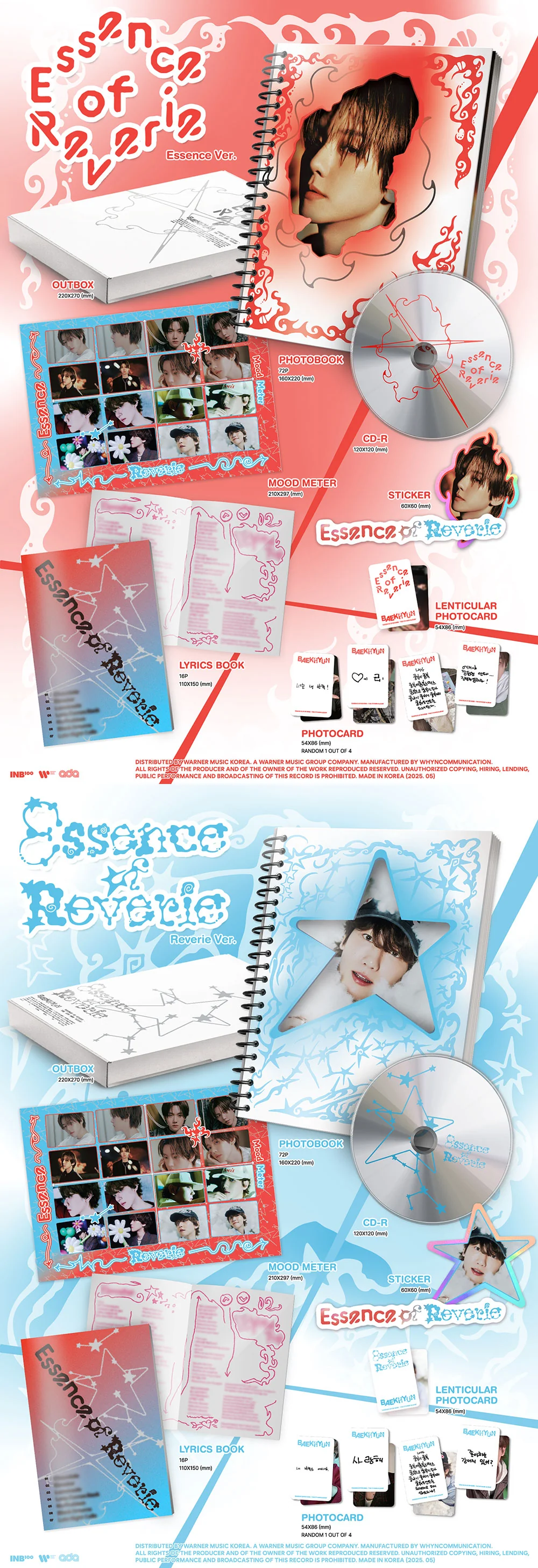 BAEKHYUN (EXO) - ESSENCE OF REVERIE (PHOTOBOOK VER.) [5TH MINI ALBUM] - Image 2