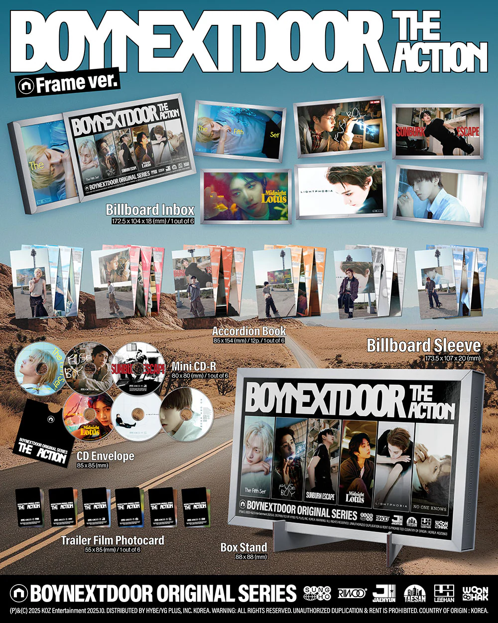 BOYNEXTDOOR - THE ACTION (FRAME VER.) [5EP ALBUM] - Image 2