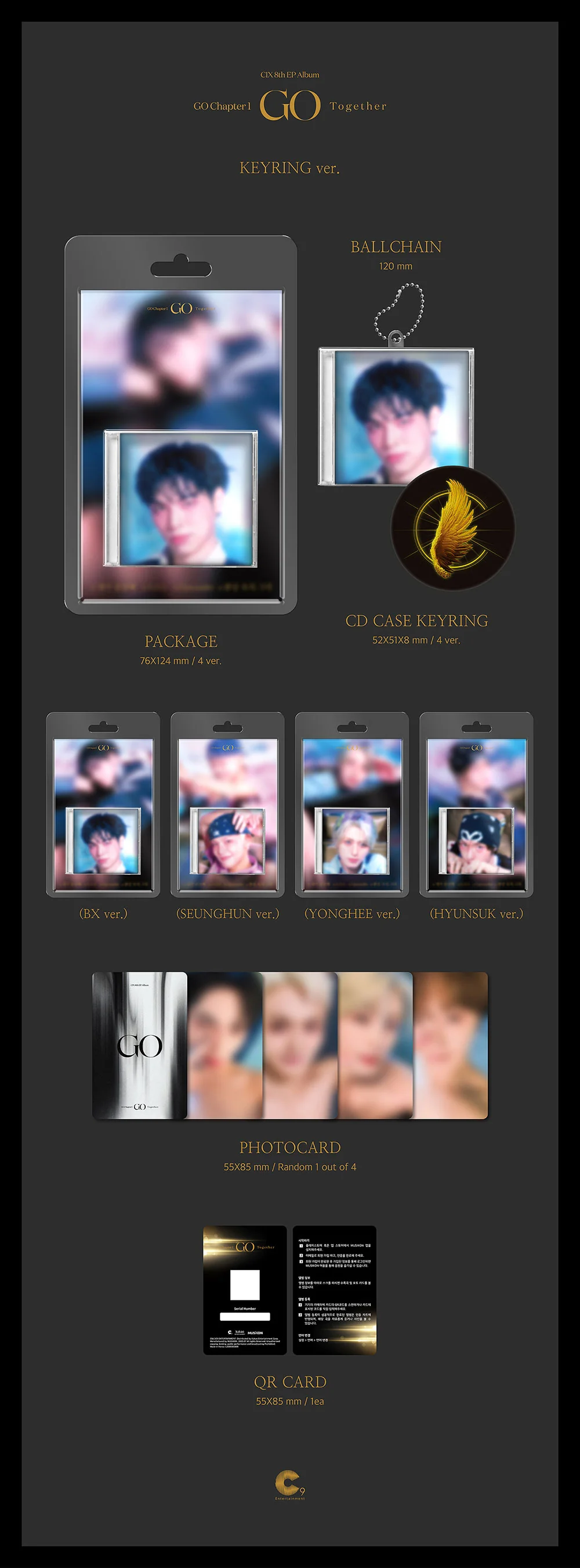 CIX - GO Chapter 1 : GO Together (KEYRING VER.) [8TH MINI ALBUM] - Image 2