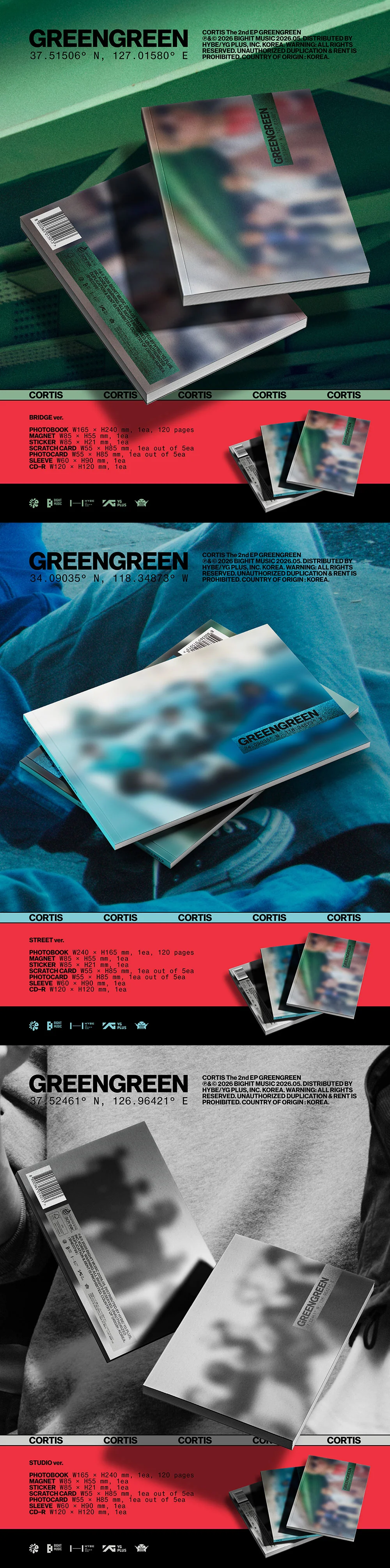 CORTIS - THE 2ND EP [GREENGREEN] + APPLEMUSIC POB PHOTOCARD - Image 3