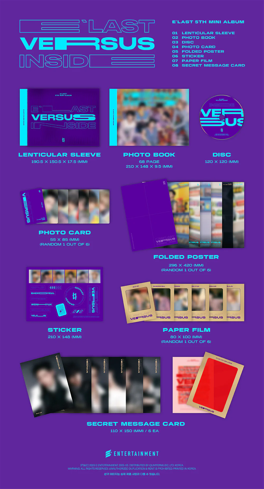 E'LAST - VERSUS (5TH MINI ALBUM) - Image 3