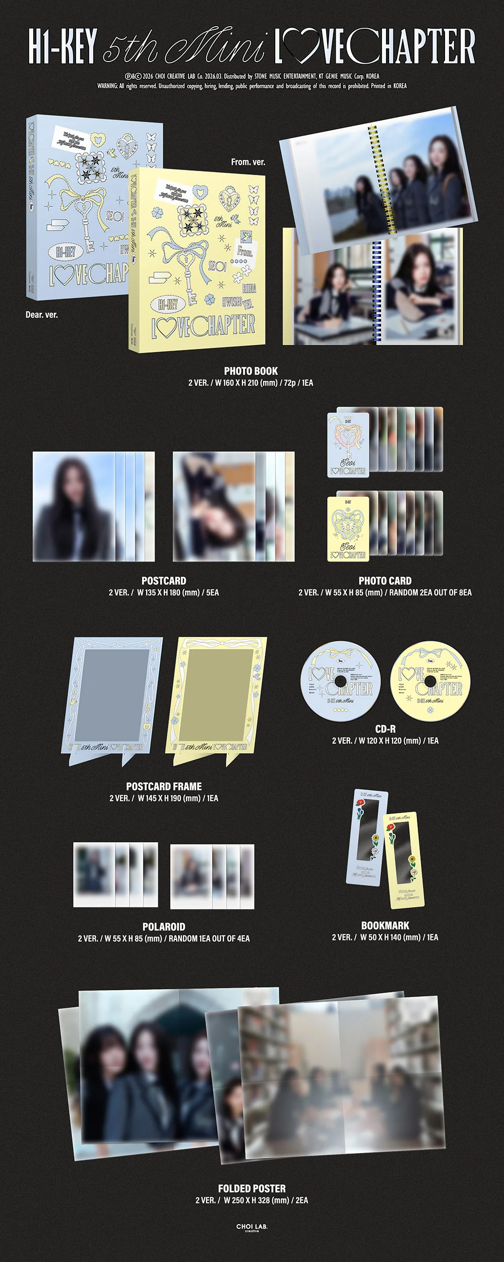 H1-KEY - LOVECHAPTER (5TH MINI ALBUM) - Image 2