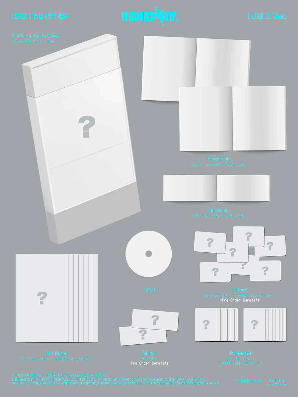 IDID - I DID IT (I DID IT VER.) [1ST MINI ALBUM] - Image 2