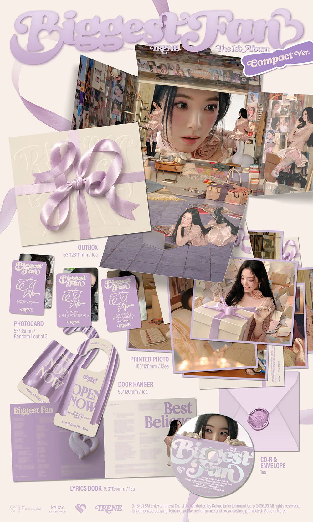 IRENE (RED VELVET) - 1ST ALBUM [BIGGEST FAN] (COMPACT VER.) - Image 2