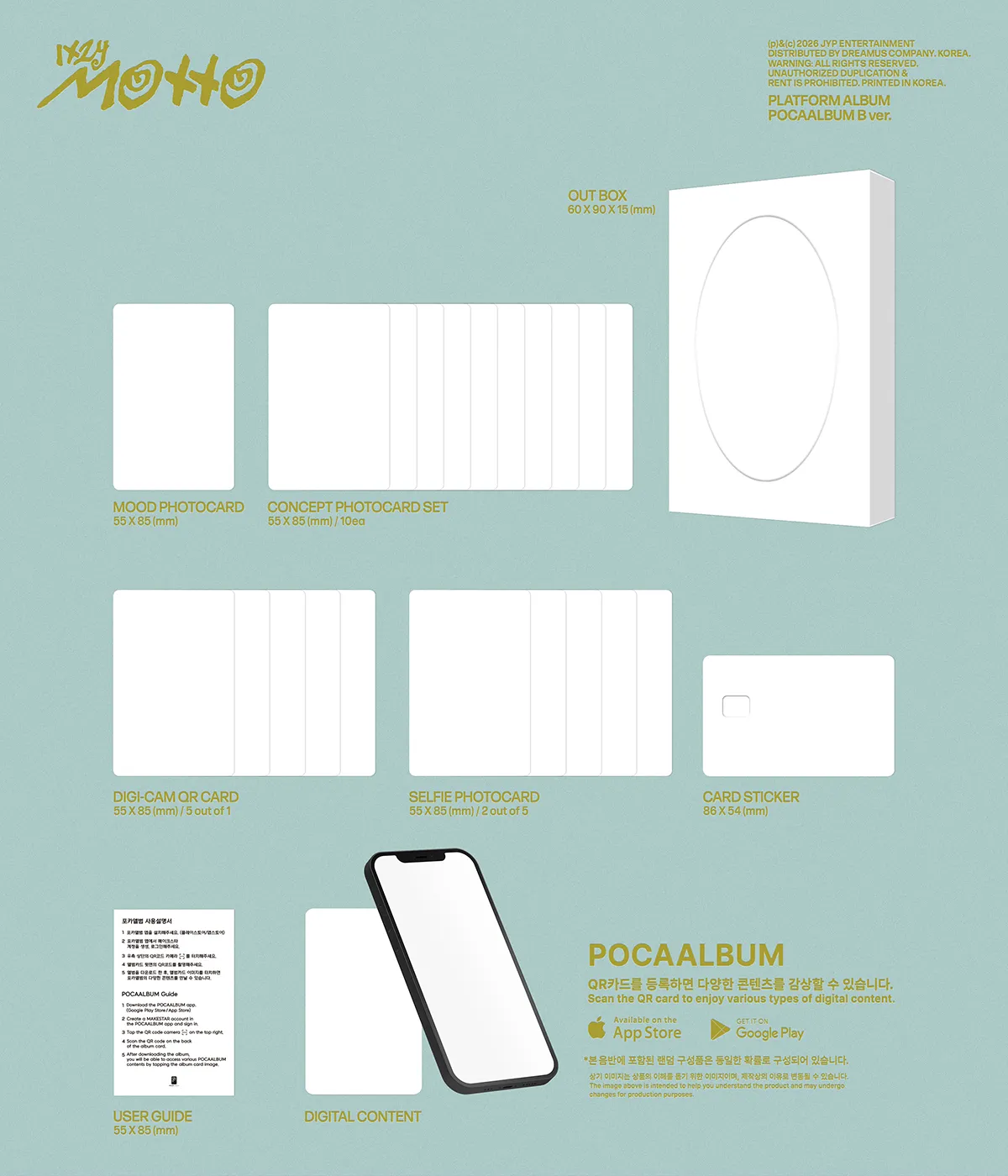 ITZY - MINI ALBUM <Motto> (POCAALBUM Ver.) - FANS POB - Image 3