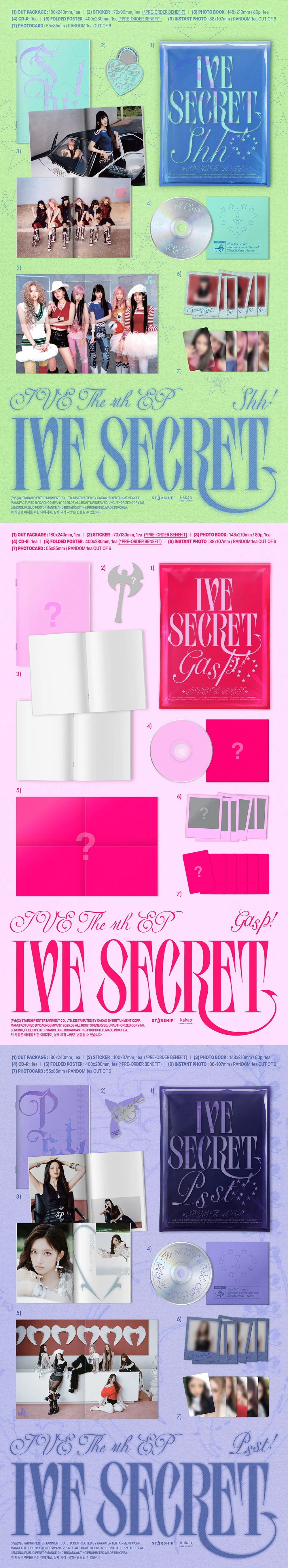 IVE - IVE SECRET (STANDARD VER.) [4TH EP ALBUM] - Image 2