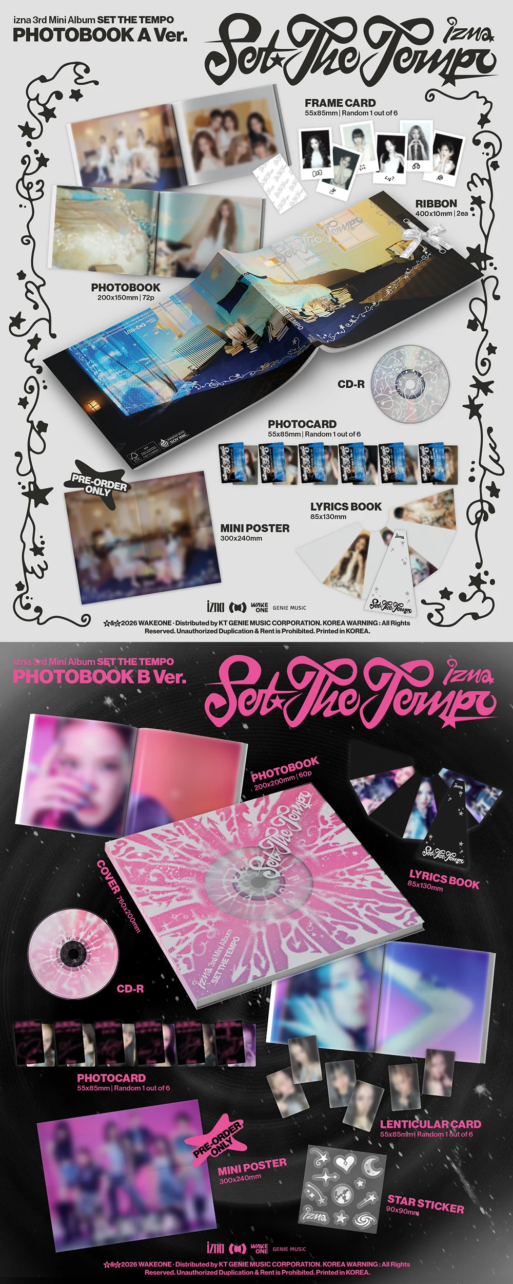 IZNA - 3RD MINI ALBUM [SET THE TEMPO] PHOTOBOOK VER. - Image 2