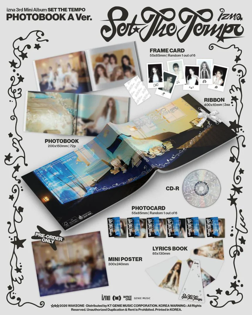 IZNA - 3RD MINI ALBUM [SET THE TEMPO] PHOTOBOOK VER. - Image 4