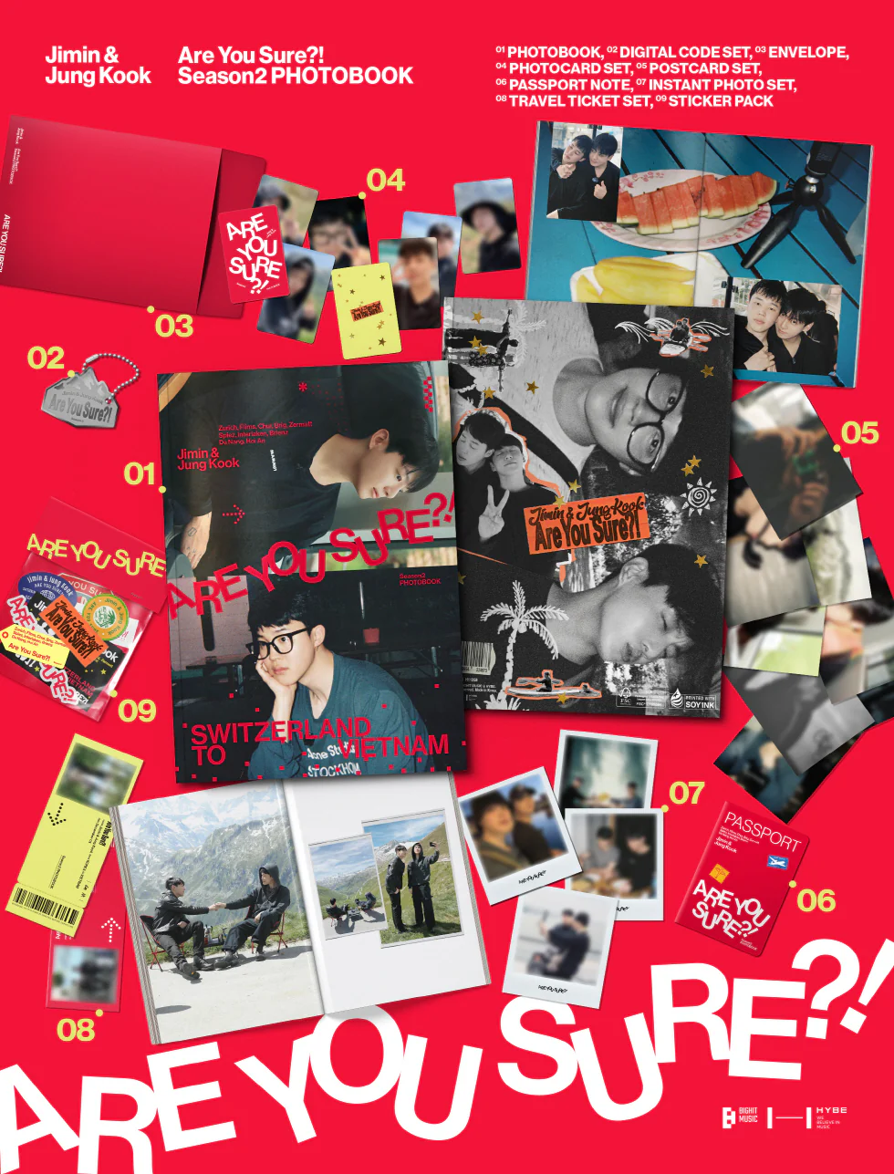 JIMIN X JUNG KOOK (BTS) - [ARE YOU SURE?! SEASON 2] (PHOTOBOOK) - Image 2