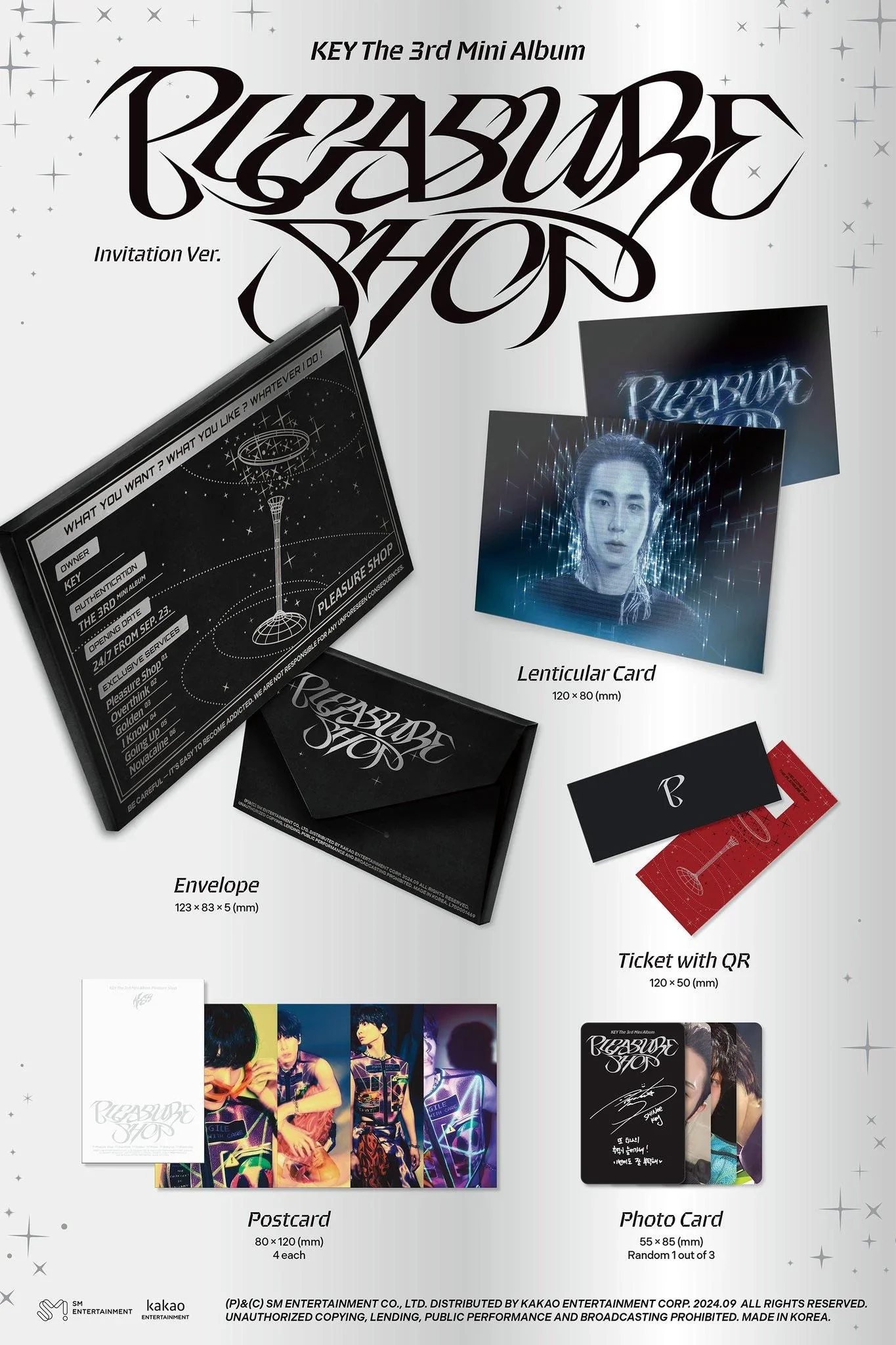 KEY (SHINEE) - PLEASURE SHOP (QR/INVITATION VER.) [3RD MINI ALBUM] - Image 2
