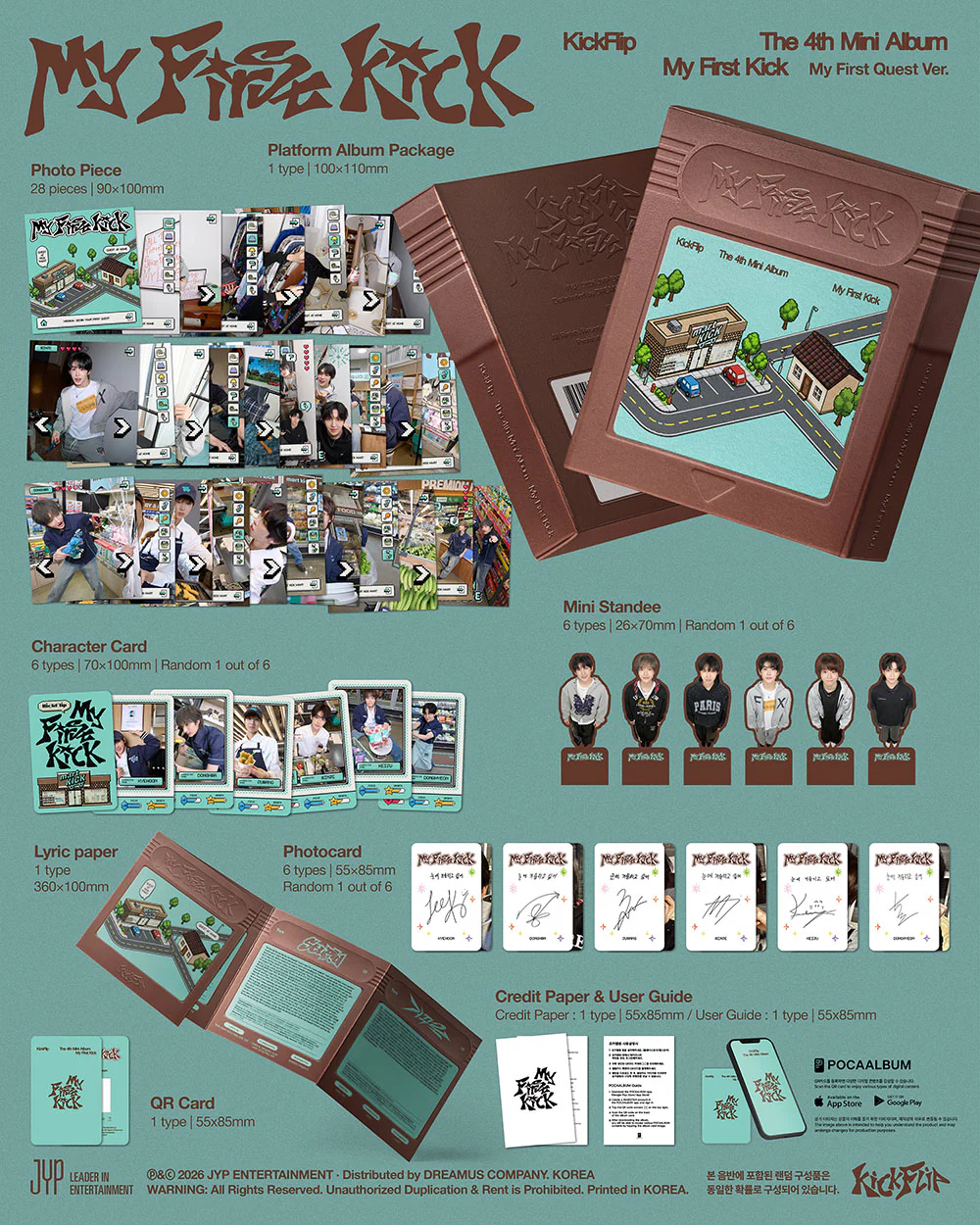 KICKFLIP - 4TH MINI ALBUM [MY FIRST KICK] MY FIRST QUEST VER. - Image 2