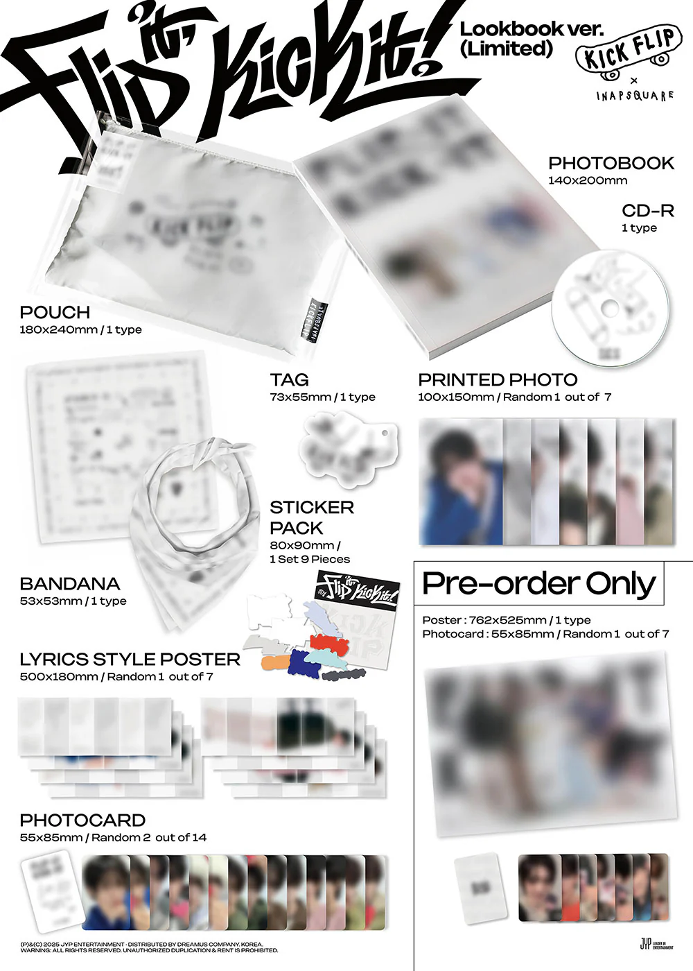 KickFlip - Flip it, Kick it! (Lookbook Limited Ver.) [1st Mini Album] - Image 2