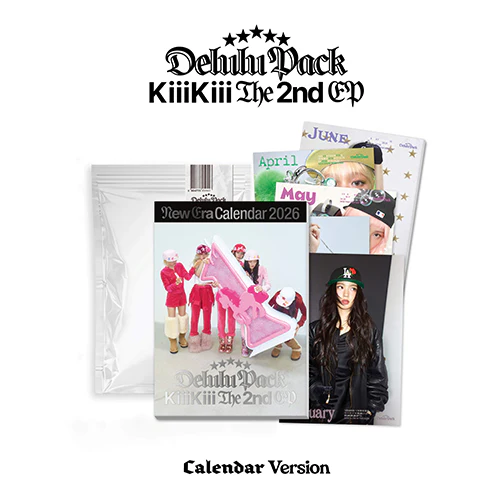 KIIIKIII - THE 2ND EP [DELULU PACK] CALENDAR. VERSION