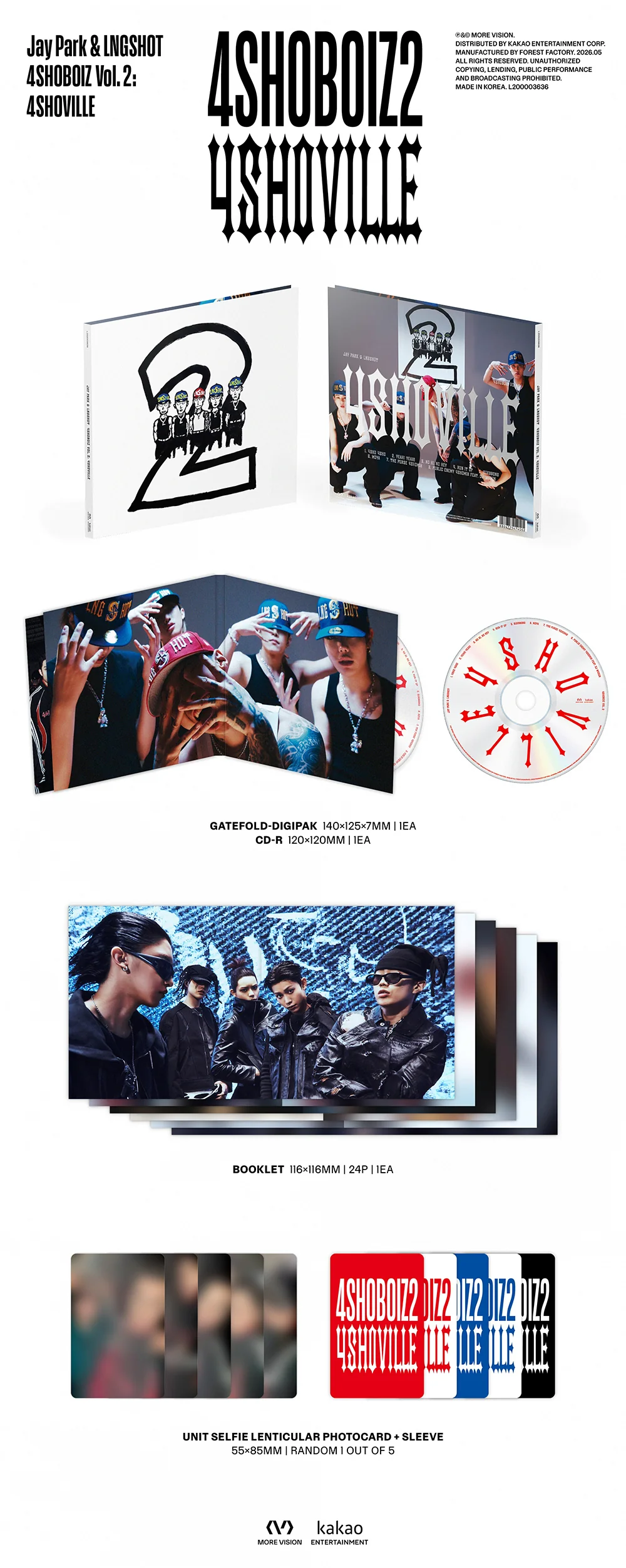 LNGSHOT & JAY PARK - MIXTAPE [4SHOBOIZVOL. 2: 4SHOVILLE] - Image 2