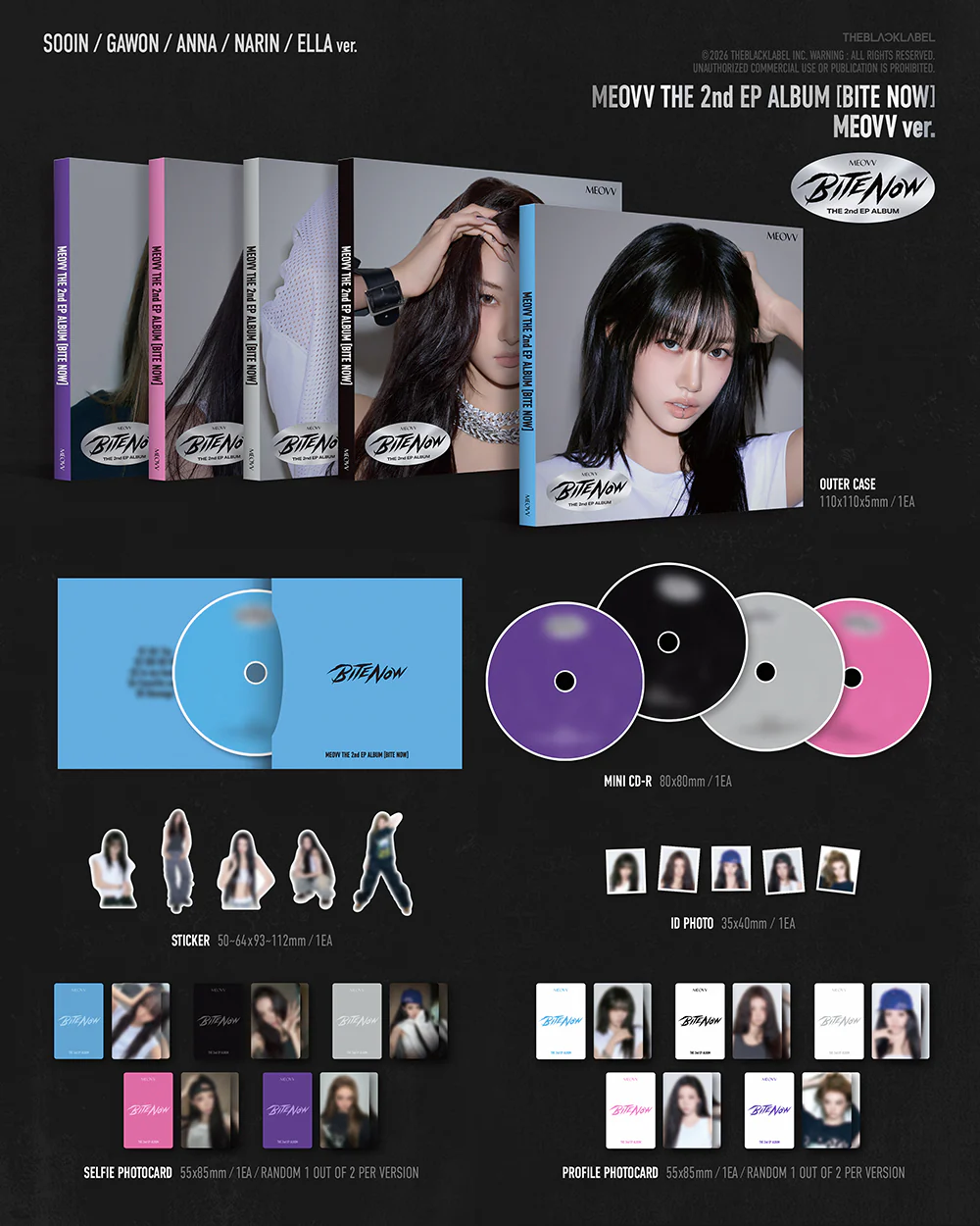 MEOVV - THE 2ND EP ALBUM [BITE NOW] MEOVV VER. - Image 2