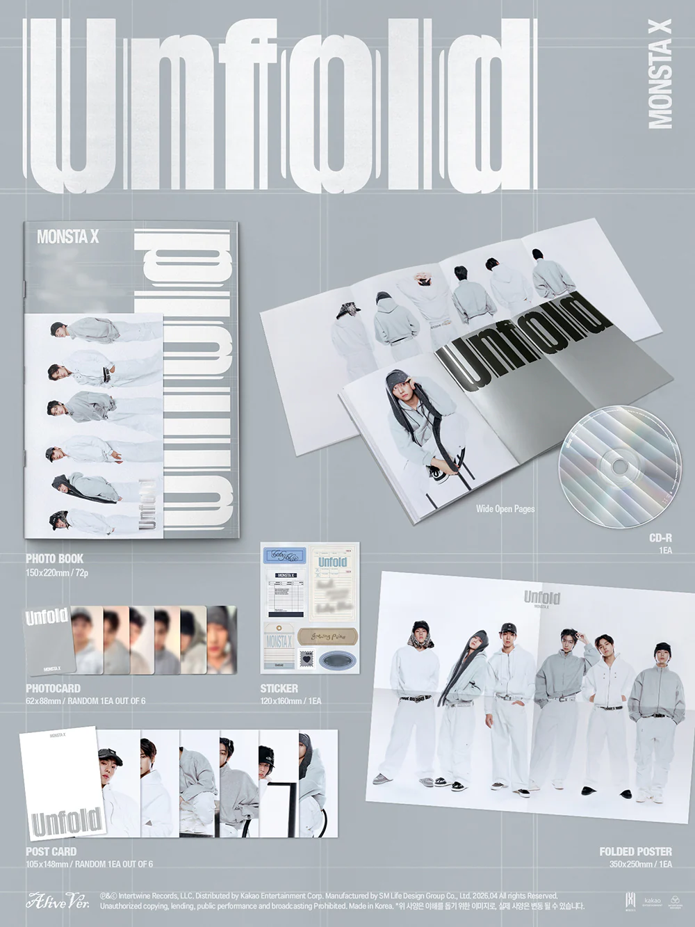 MONSTA X - AMERICAN STUDIO ALBUM [UNFOLD] - Image 5