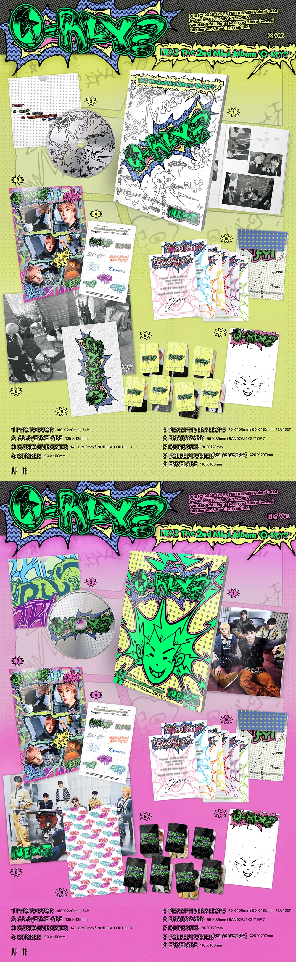 NEXZ - O-RLY? (STANDARD VER.) [2ND MINI ALBUM] - Image 2
