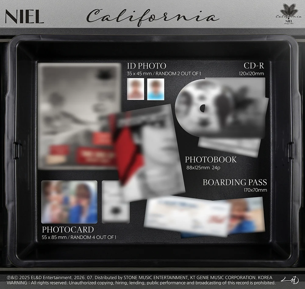 NIEL - 4TH SINGLE ALBUM [CALIFORNIA] - Image 2