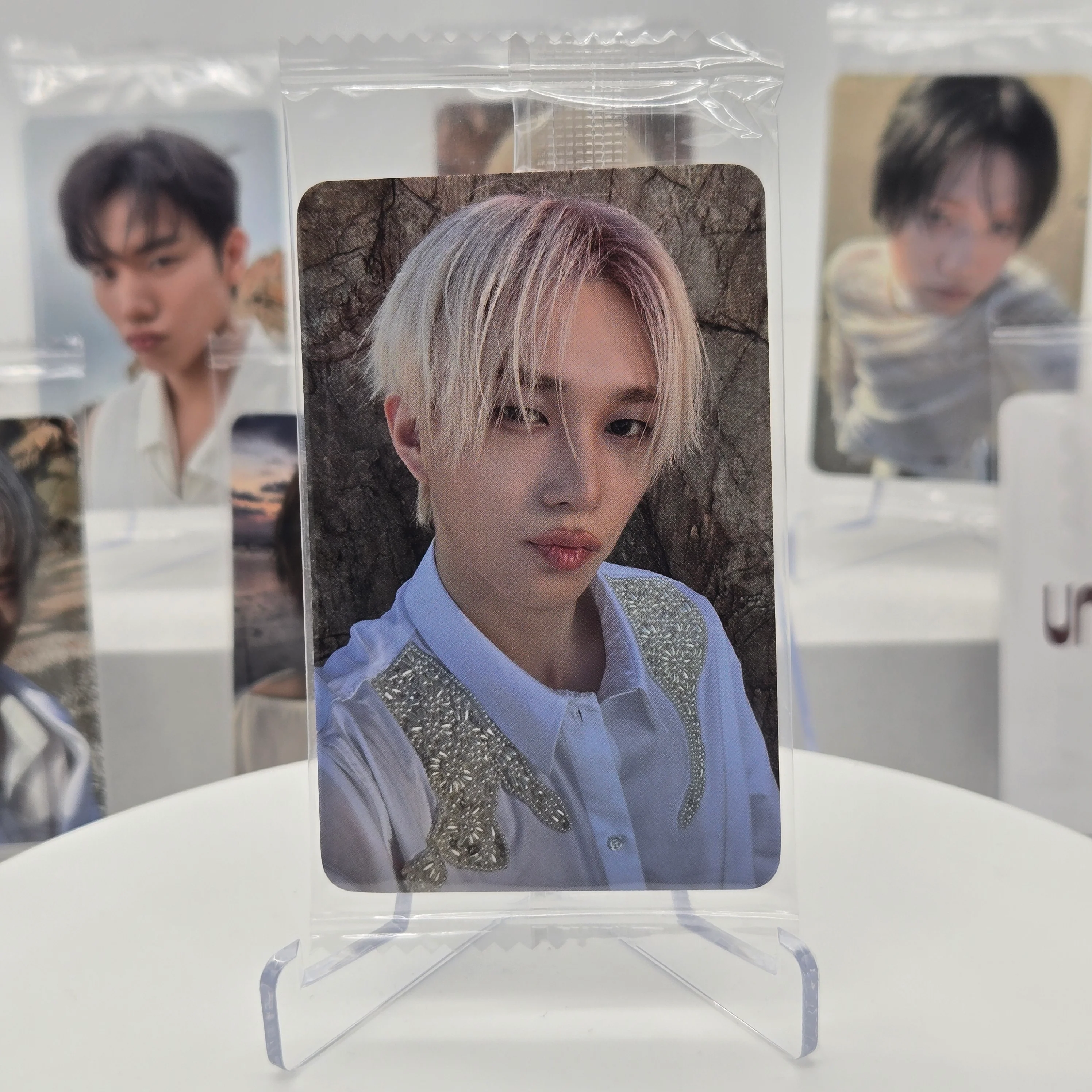 P1HARMONY - UNIQUE - KTOWN4U POB PHOTOCARD (LIGHT KEYRING Ver.) - Image 7
