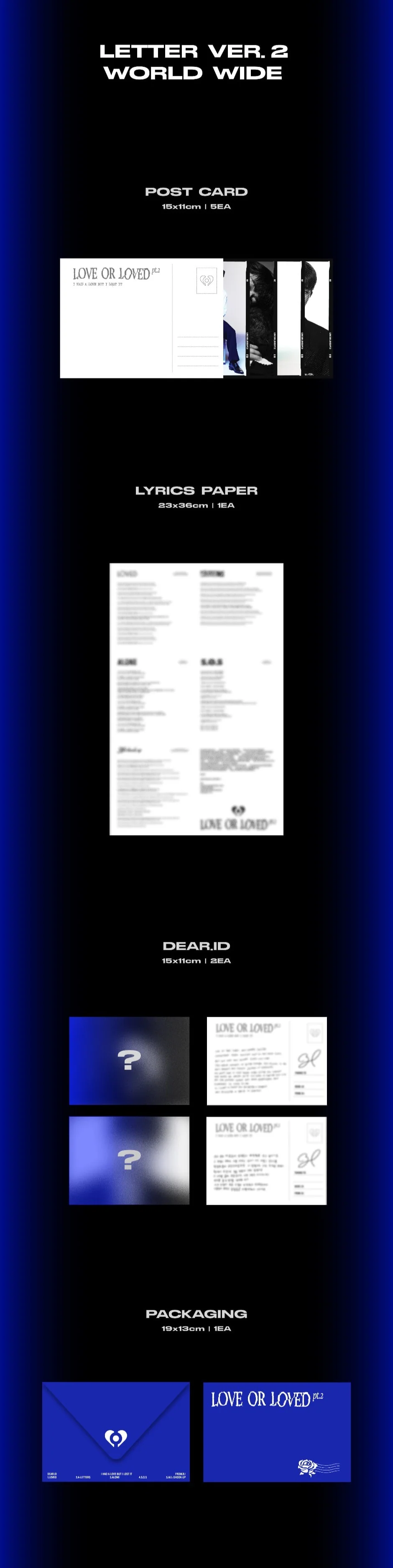 B.I - LOVE OR LOVED PART.2 (PHOTOBOOK & LETTER VER.) - Image 2