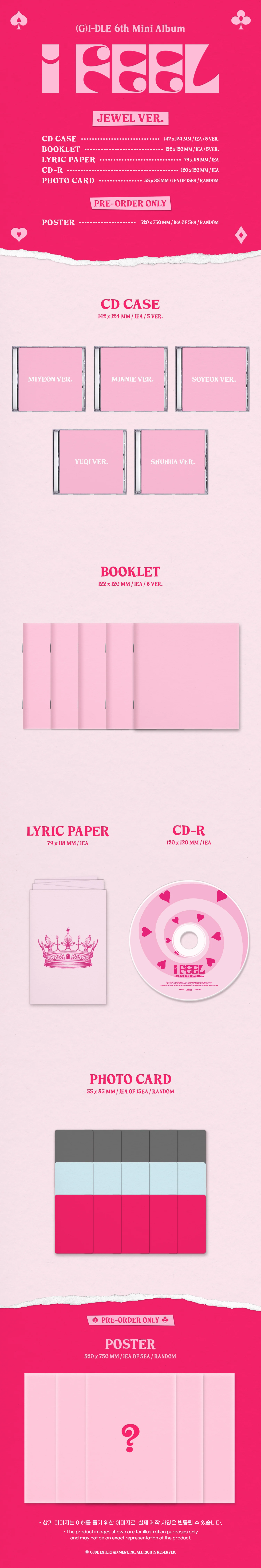 (G)I-DLE - I FEEL (JEWEL VER.) [6TH MINI ALBUM] - Image 2