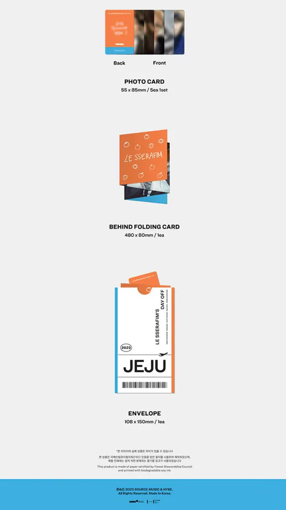 LE SSERAFIM - DAY OFF IN JEJU PHOTOBOOK - Image 3