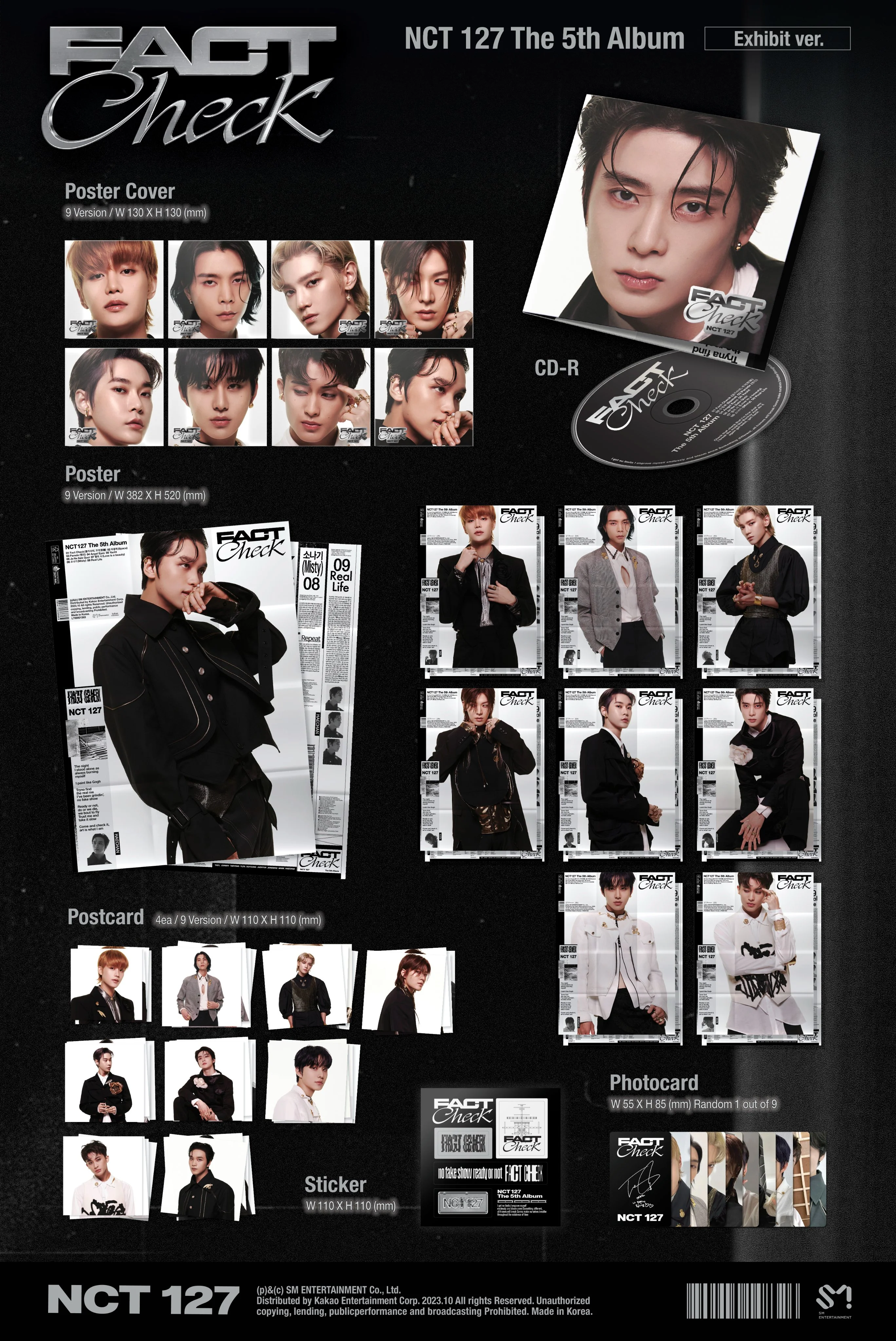 NCT 127 - FACT CHECK (EXHIBIT / POSTER VER.) [VOL. 5] - Image 2