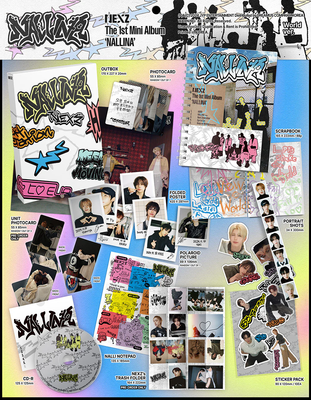 NEXZ - NALLINA (Limited Edition World Ver.) [1ST MINI ALBUM] - Image 2