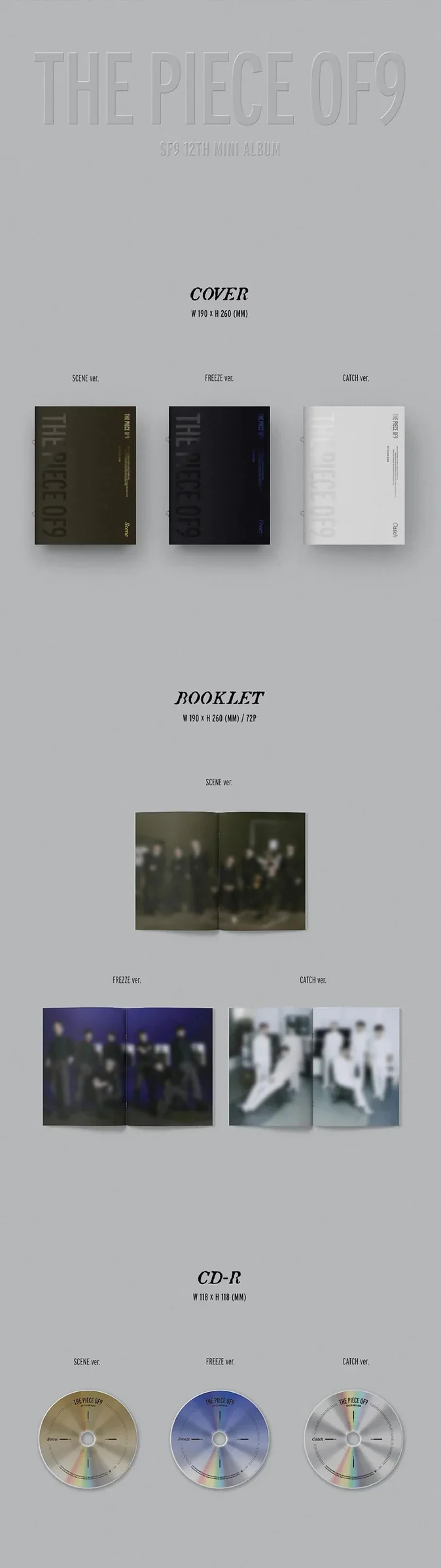 SF9 - THE PIECE OF9 (12th Mini Album) - Image 3