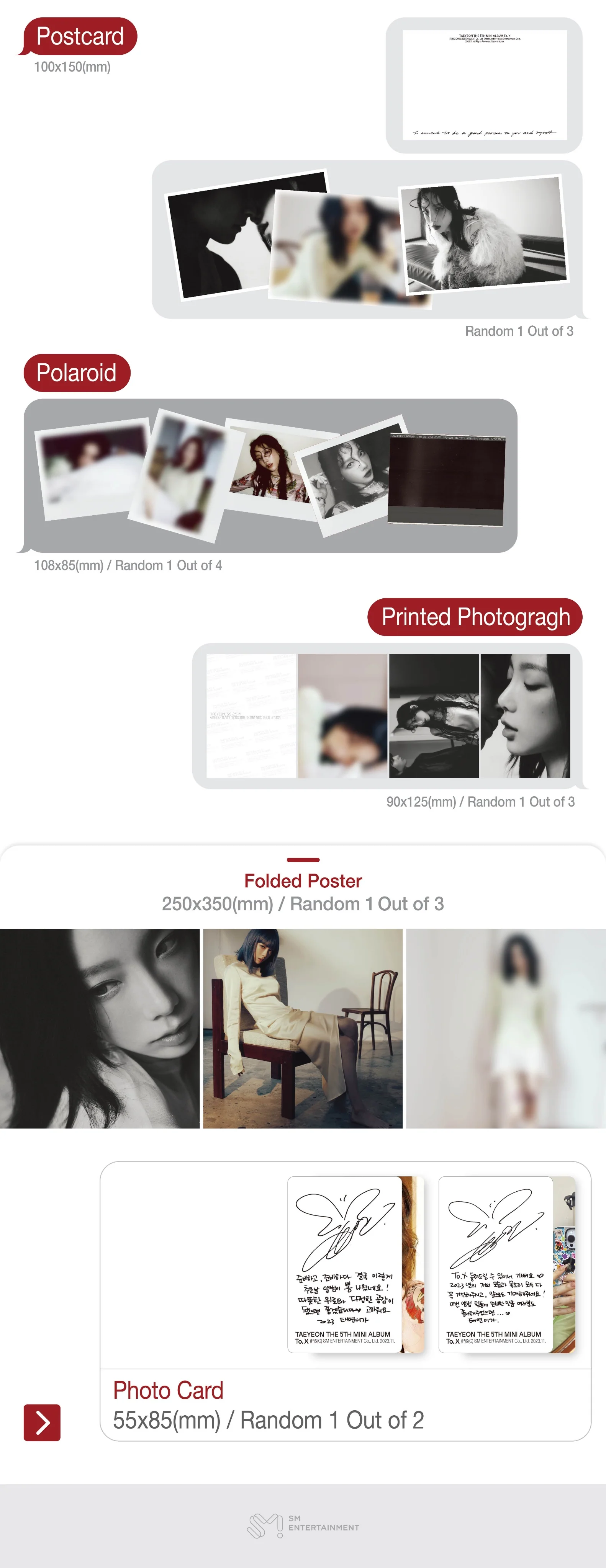 TAEYEON - TO. X (TO / X VER.) [5TH MINI ALBUM] - Image 3