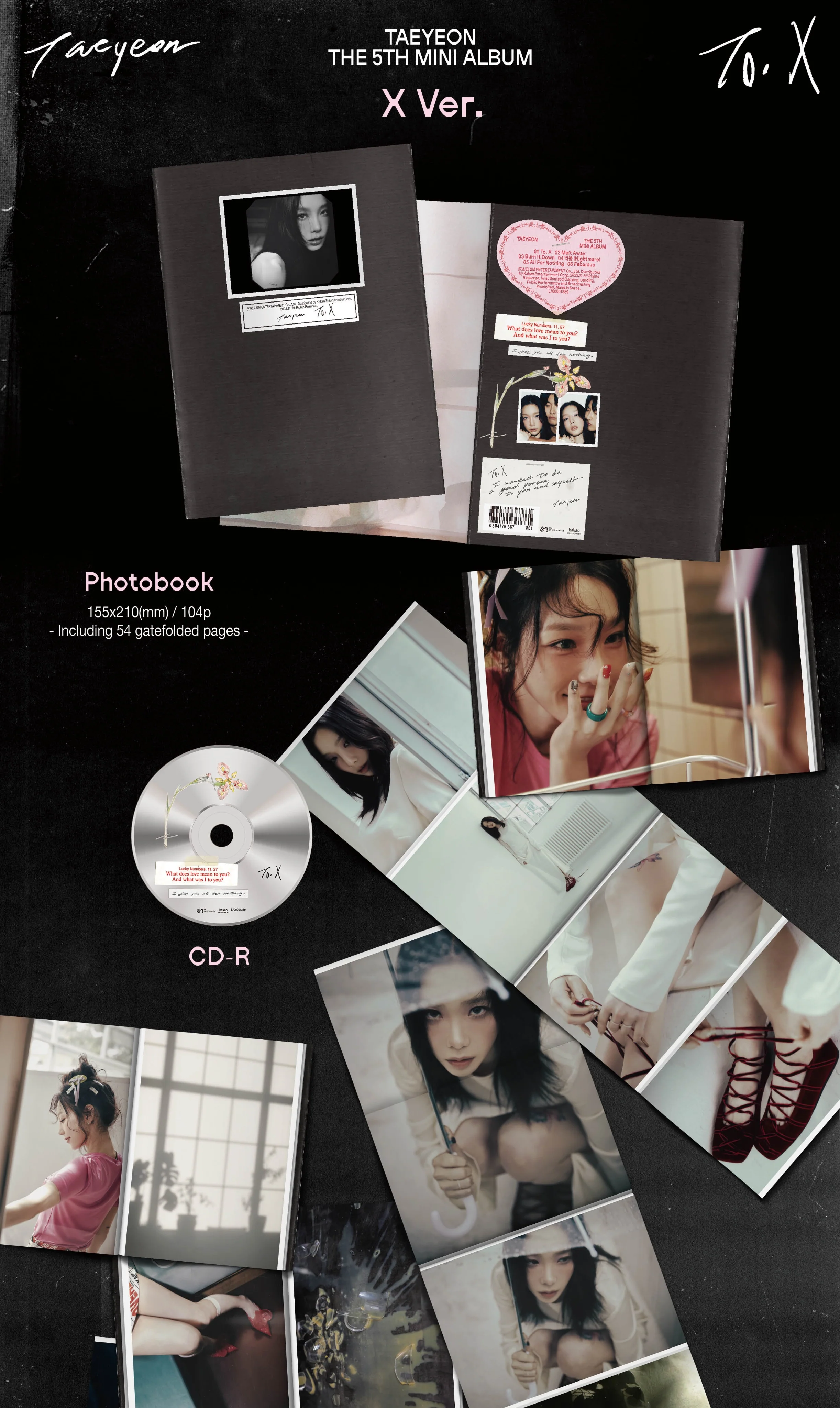 TAEYEON - TO. X (TO / X VER.) [5TH MINI ALBUM] - Image 4