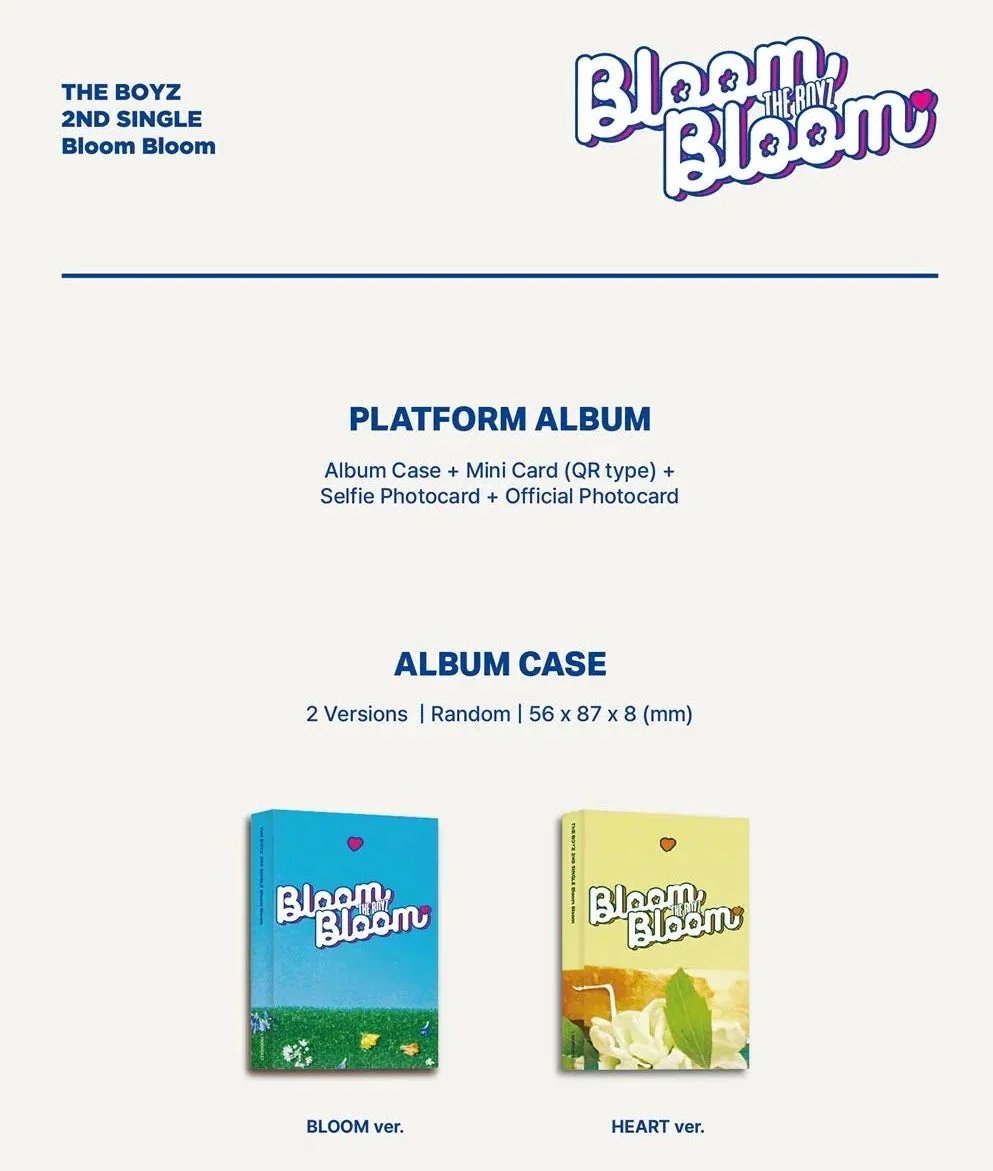 THE BOYZ - BLOOM BLOOM (PLATFORM VER.) [2ND SINGLE ALBUM] - Image 2