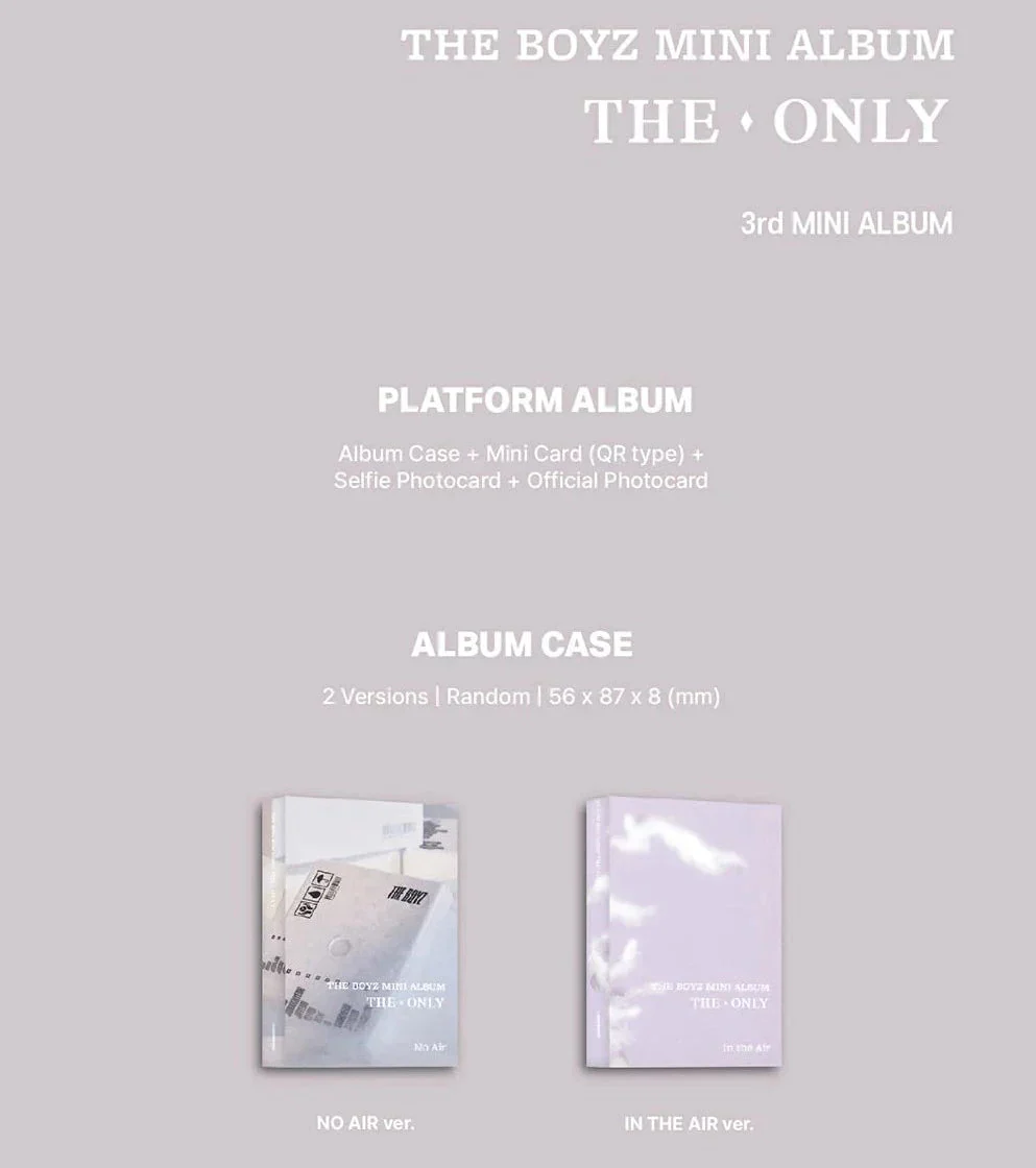THE BOYZ - THE ONLY (PLATFORM VER.) [3RD MINI ALBUM] - Image 2