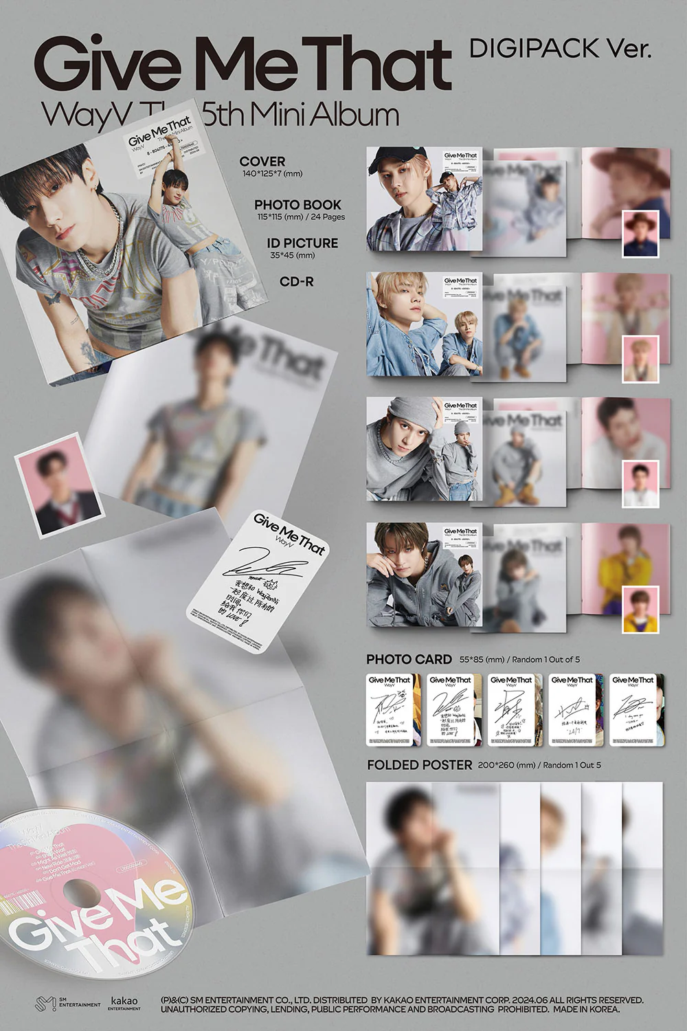 WAYV - Give Me That (DIGIPACK VER.) [5th Mini Album] - Image 2