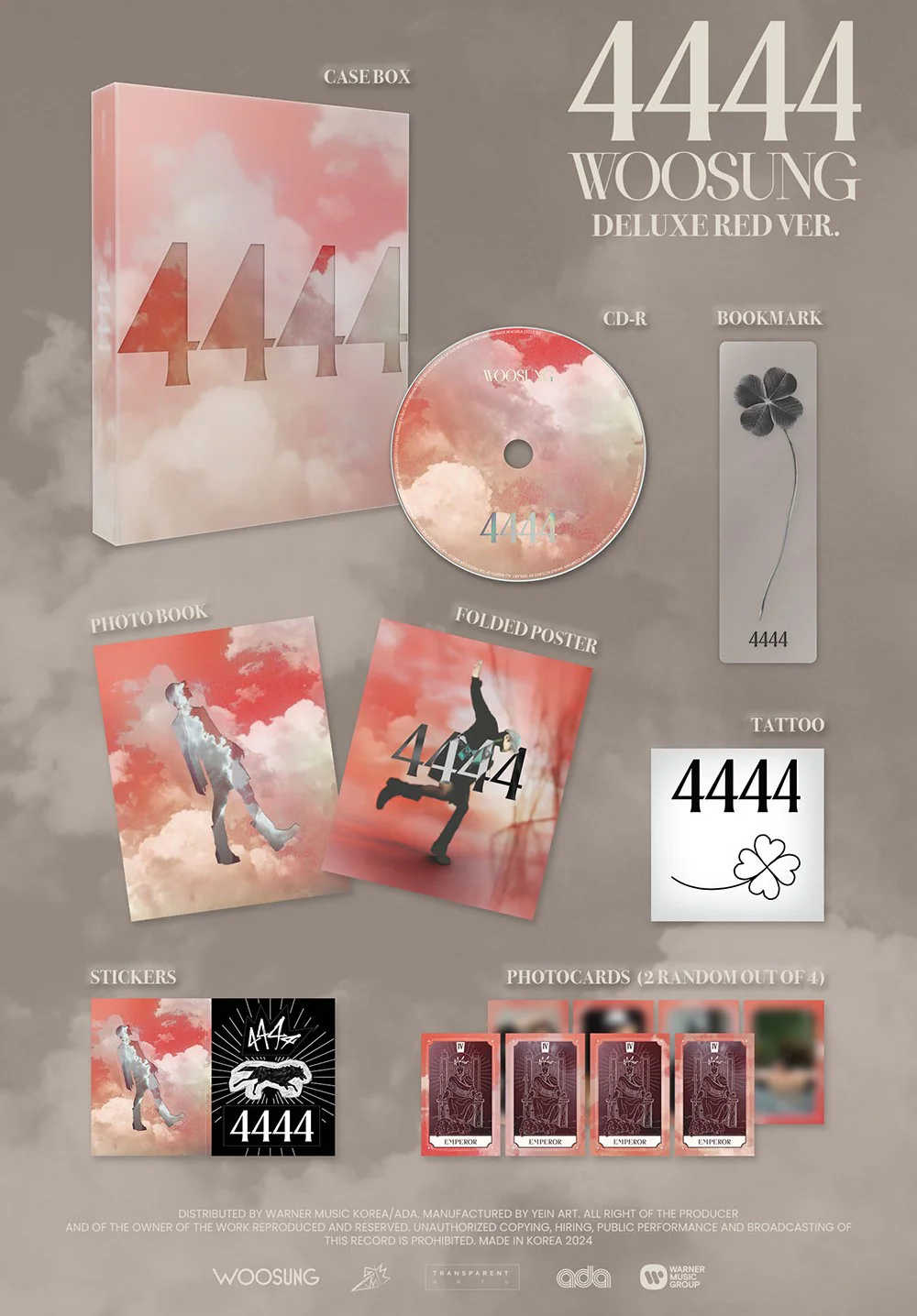WOOSUNG (THE ROSE) - 4444 (DELUXE VER.) - Image 3