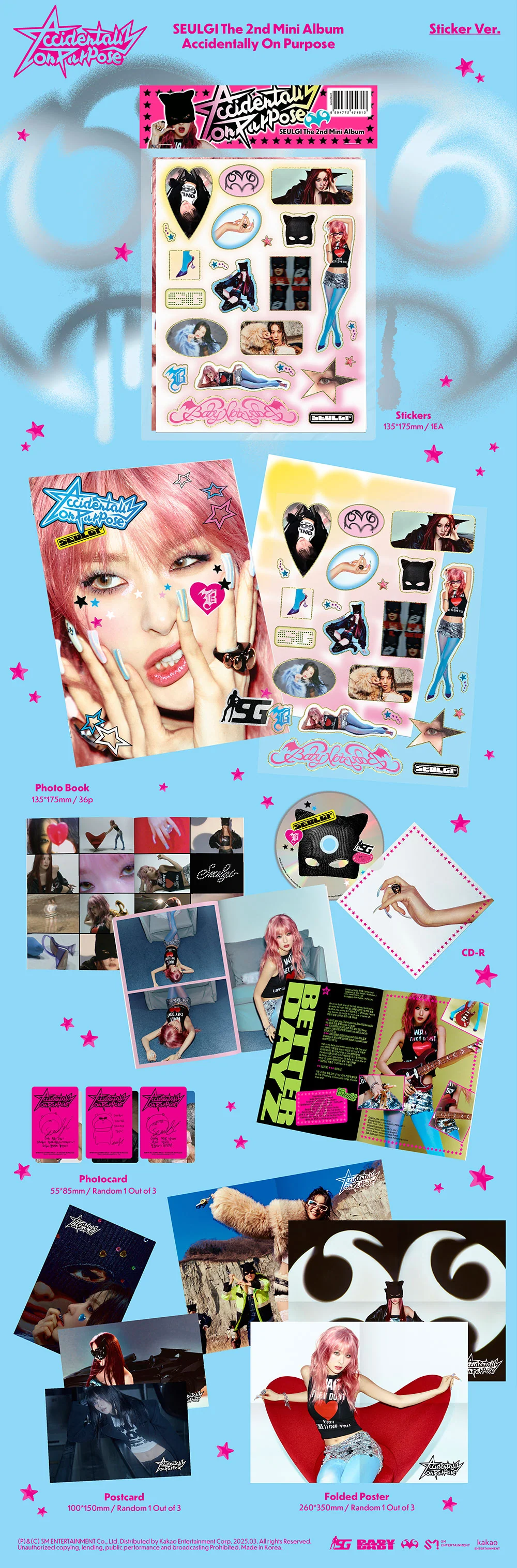 SEULGI (RED VELVET) - ACCIDENTALLY ON PURPOSE (STICKER VER.) [2ND MINI ALBUM] - Image 2