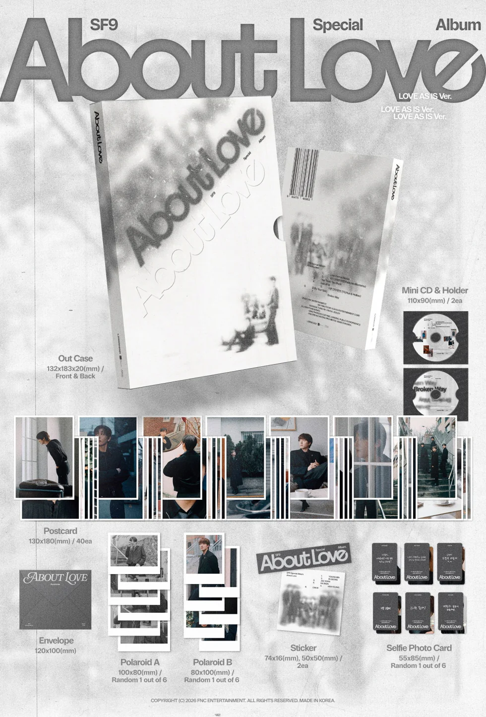 SF9 - SPECIAL ALBUM [ABOUT LOVE] (LOVE AS IS VER.) - Image 2
