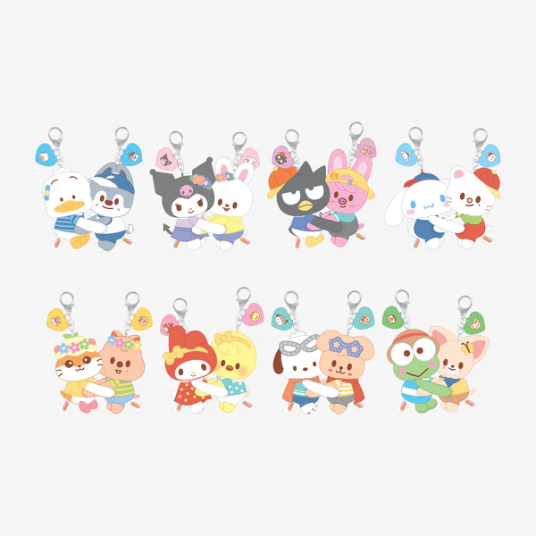 STRAY KIDS - HUG PLUSH KEYRING [SKZOO X SANRIO CHARACTERS]