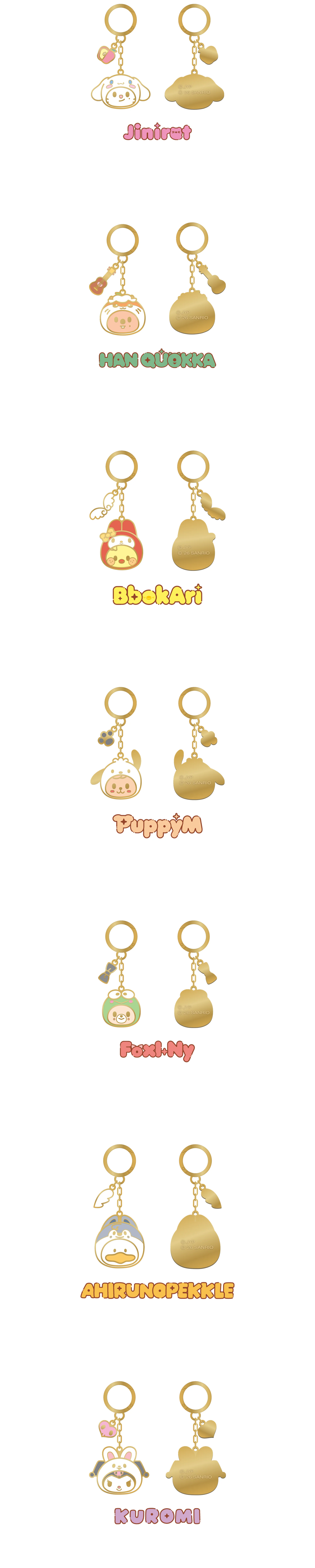 STRAY KIDS - METAL KEYRING [SKZOO X SANRIO CHARACTERS] - Image 4