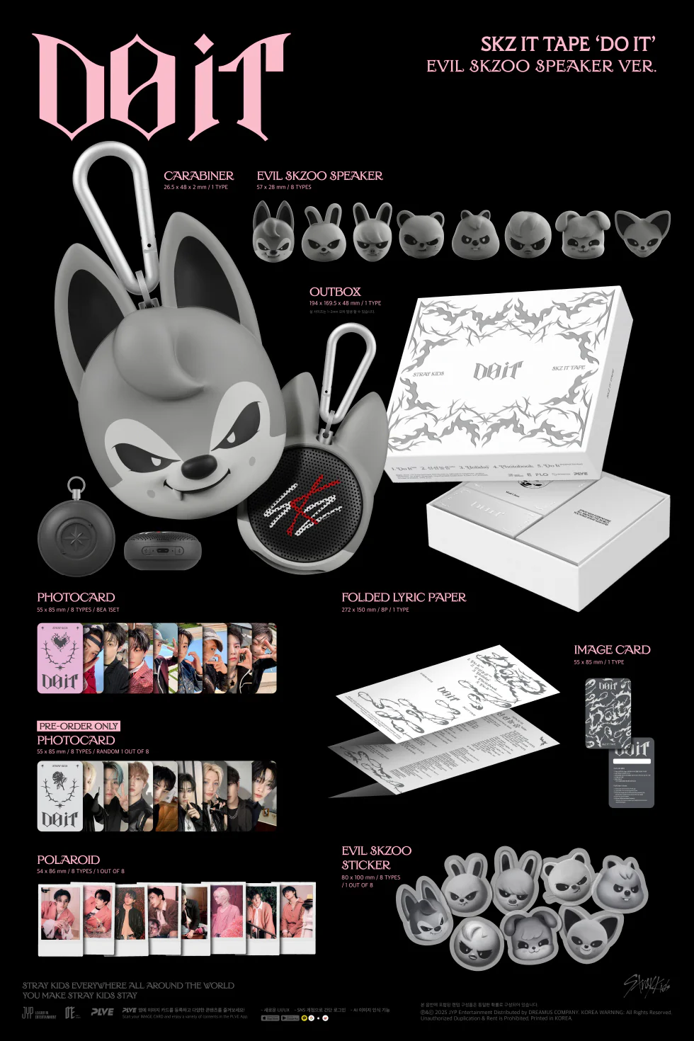 STRAY KIDS - SKZ IT TAPE [DO IT] (EVIL SKZOO SPEAKER VER.) - Image 2