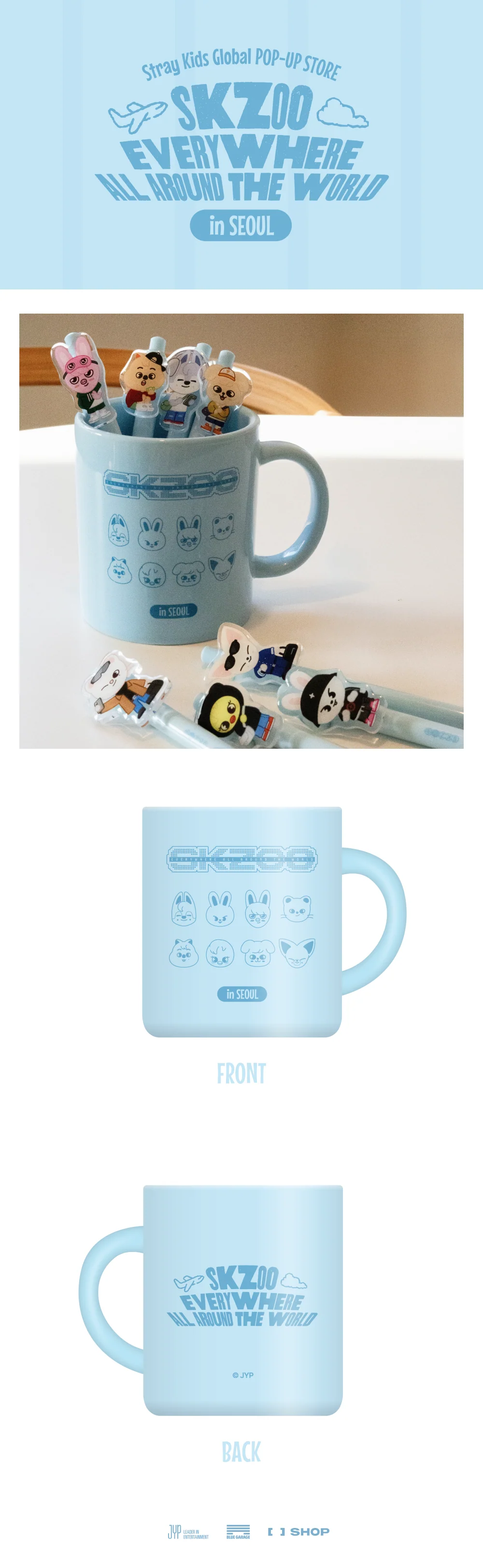 STRAY KIDS - SKZOO CITY MUG SEOUL Ver.  [SKZOO Everywhere All Around The World] - Image 2