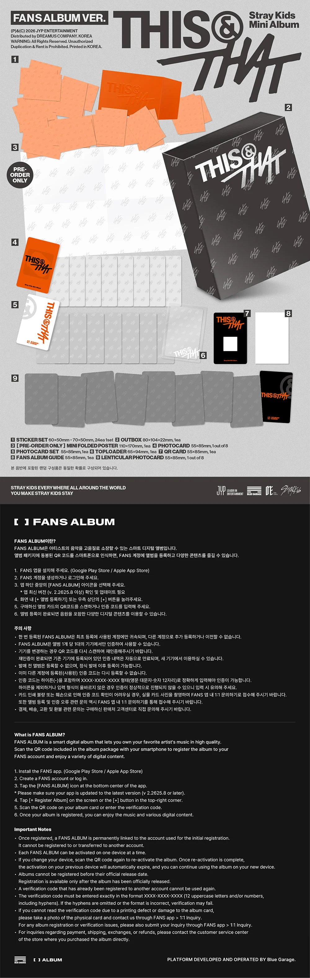 STRAY KIDS - THIS & THAT (FANS ALBUM VER.) + SOUNDWAVE POB PHOTOCARD - Image 3