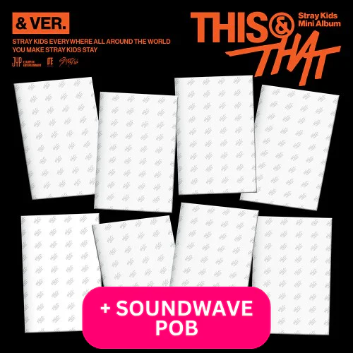 STRAY KIDS - THIS & THAT (& VER.) + SOUNDWAVE POB PHOTOCARD